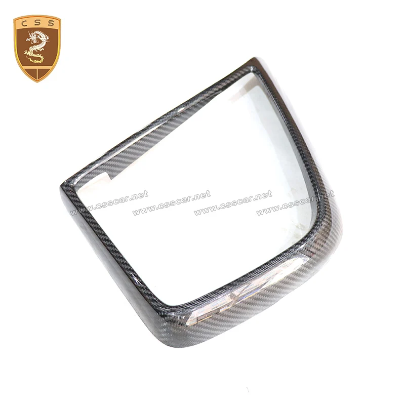 Car Interior Trim Dry Carbon Fiber Center Control Cover Surround Panel For Audi R8 2017 
Car Interior Trim Dry Carbon Fiber Center Control Cover Surround Panel For Audi R8 2017