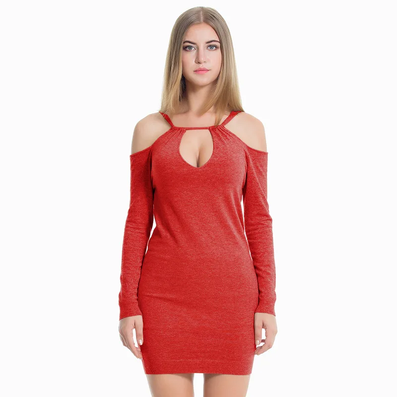 New Women Long Sleeve Sexy Off Shoulder Club Dress Slim Bodycon Knitted Sweater Mini Party Night Dresses Dance Vestidos
New Women Long Sleeve Sexy Off Shoulder Club Dress Slim Bodycon Knitted Sweater Mini Party Night Dresses Dance Vestidos