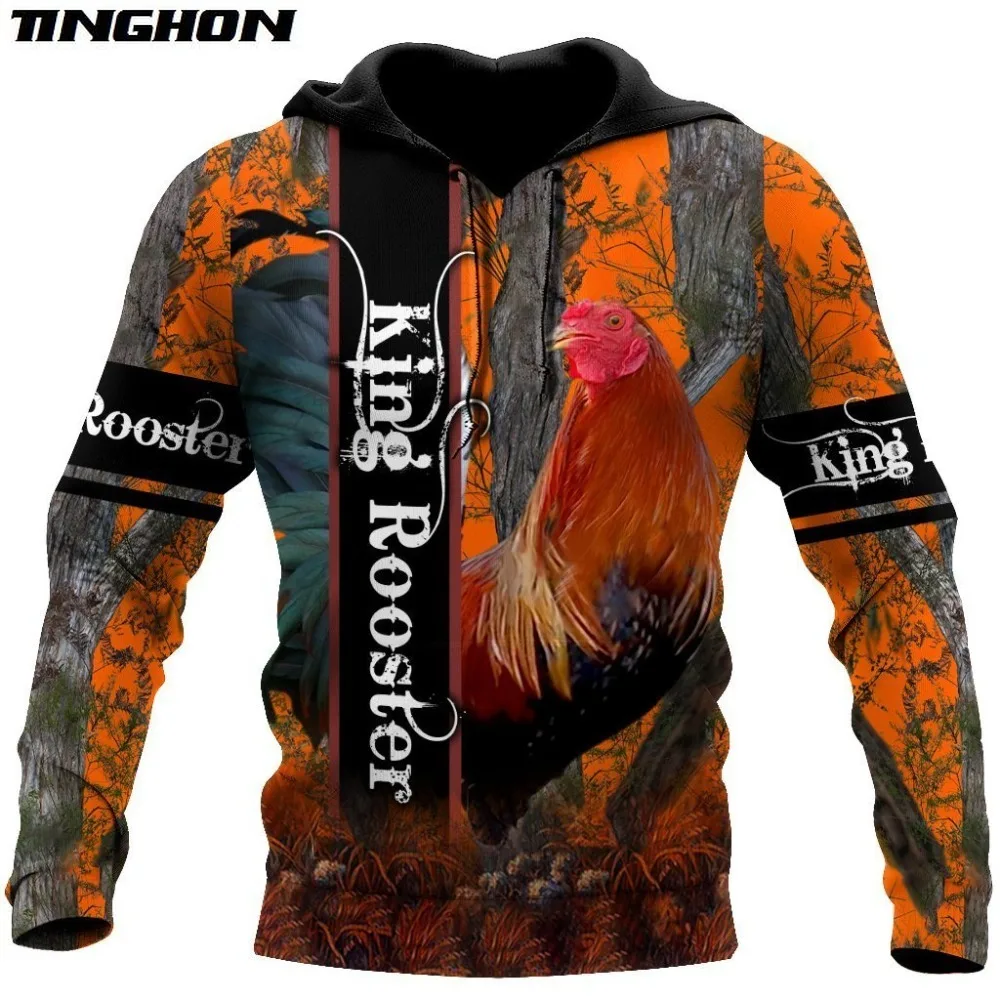 

Beautiful King Rooster Camo 3D All Over Printed Unisex Deluxe Hoodie Men Sweatshirt Zip Pullover Casual Jacket Tracksuit WS94