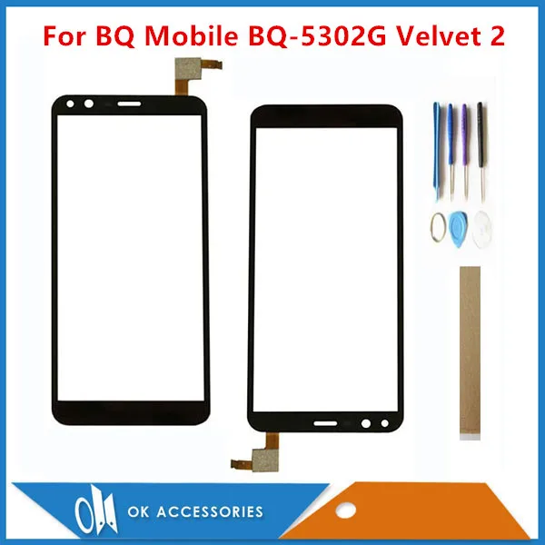5.34 Inch For BQ Mobile BQ-5302G Velvet 2 BQ5302G BQ5302 Touch Screen Glass Digitizer Gold Black Color With Tape
5.34 Inch For BQ Mobile BQ-5302G Velvet 2 BQ5302G BQ5302 Touch Screen Glass Digitizer Gold Black Color With Tape