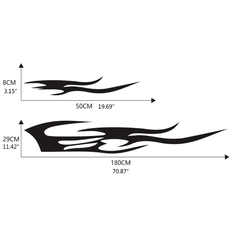 Topsale Car Decoration Sticker Successful Flame Totem Decals on the Car Pasters on the Front Car Door to Hide Scratch
Topsale Car Decoration Sticker Successful Flame Totem Decals on the Car Pasters on the Front Car Door to Hide Scratch