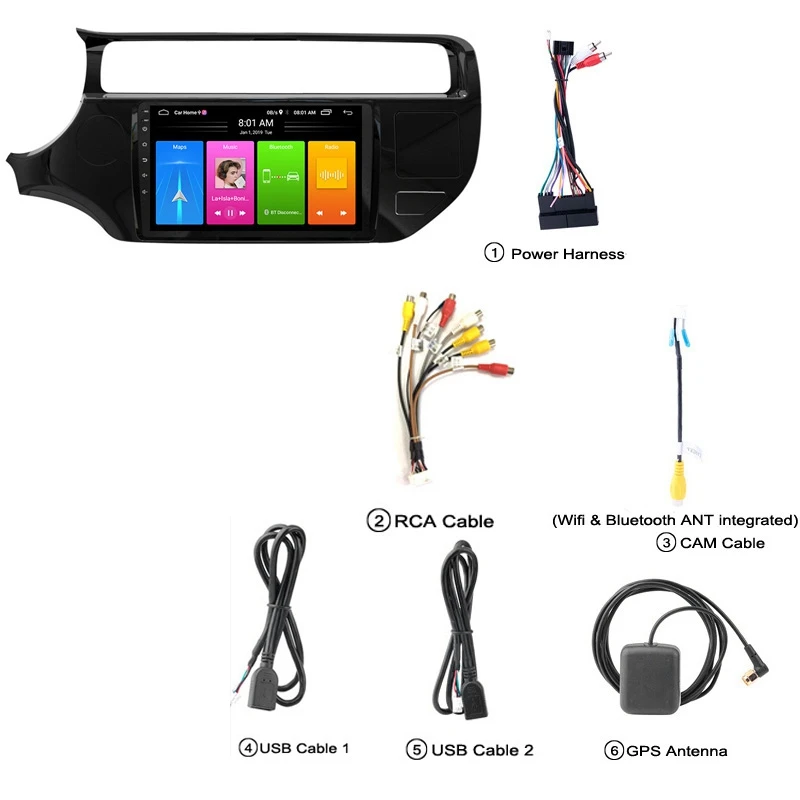 9 Inch 2 Din Android 10.0 Car MP5 Player Stereo Radio 2+16GB Wifi Bluetooth GPS Navigation for Kia Rio 2015-2016
9 Inch 2 Din Android 10.0 Car MP5 Player Stereo Radio 2+16GB Wifi Bluetooth GPS Navigation for Kia Rio 2015-2016