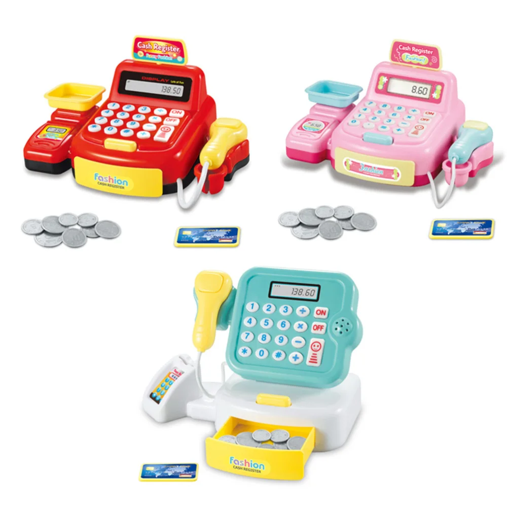 Children Cash Register Simulation Playing Toys for Kids without Battery (Scanning Weighing)
Children Cash Register Simulation Playing Toys for Kids without Battery (Scanning Weighing)