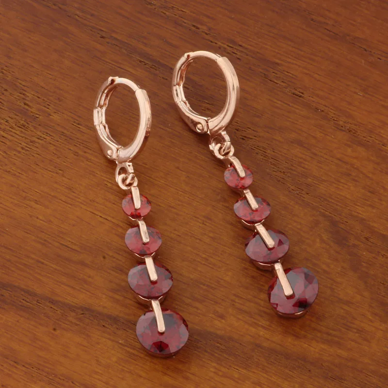 New Fashion Jewelry Korean Style Classic Round Long Earrings Multicolor 585 Rose Gold Dangle Earrings Women Simple Jewelry
New Fashion Jewelry Korean Style Classic Round Long Earrings Multicolor 585 Rose Gold Dangle Earrings Women Simple Jewelry