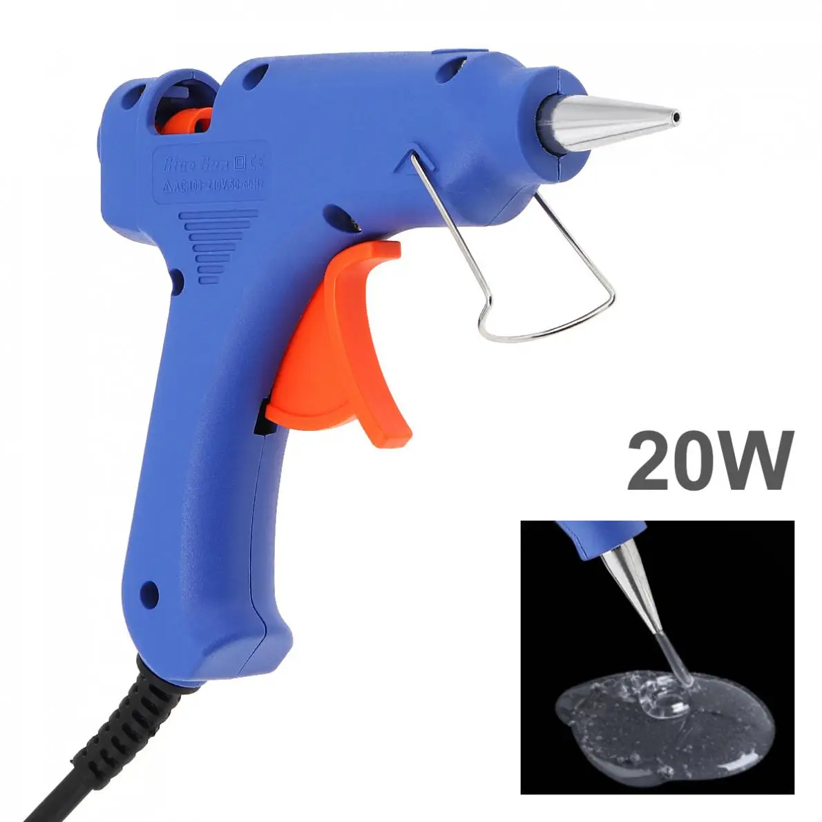 

20W 110V-240V Hot Melt Glue Gun Industrial Guns Thermo Electric Heat Temperature Repair Tool DIY fit for With 7mm Glue Sticks