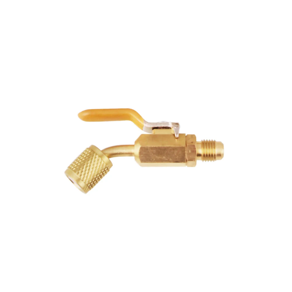 6 PCS Air Conditioning Refrigerant Angled Compact Ball Valvefor R410A R134A R12 R22 AC HVAC and R12 R22 to R134A Car Accessories
6 PCS Air Conditioning Refrigerant Angled Compact Ball Valvefor R410A R134A R12 R22 AC HVAC and R12 R22 to R134A Car Accessories
