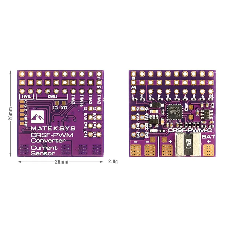 Конвертер MATEK CRSF в PWM CRSF-PWM-6 CRSF-PWM-C для TBS Crossfire Nano RX SE запчасти самостоятельной