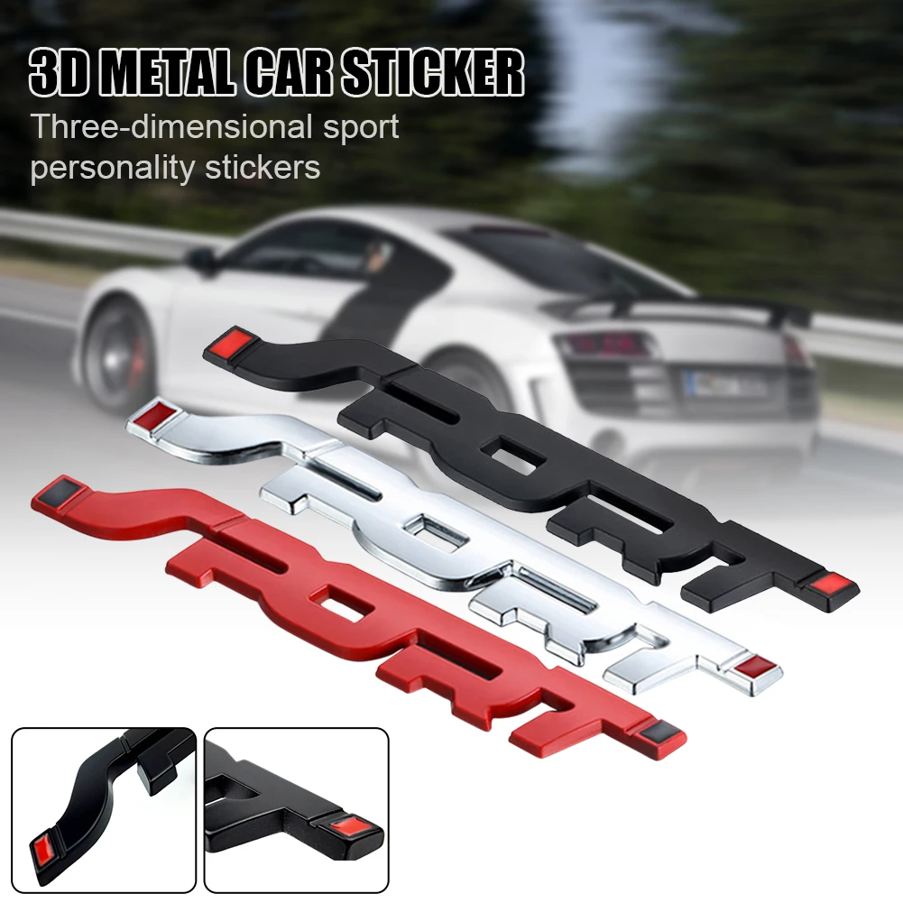 NEW 3D Car Sticker Zinc Alloy Sports Metal Car Sticker Emblem Car Styling Decals Decoration Front Bumper Auto Accessories
NEW 3D Car Sticker Zinc Alloy Sports Metal Car Sticker Emblem Car Styling Decals Decoration Front Bumper Auto Accessories