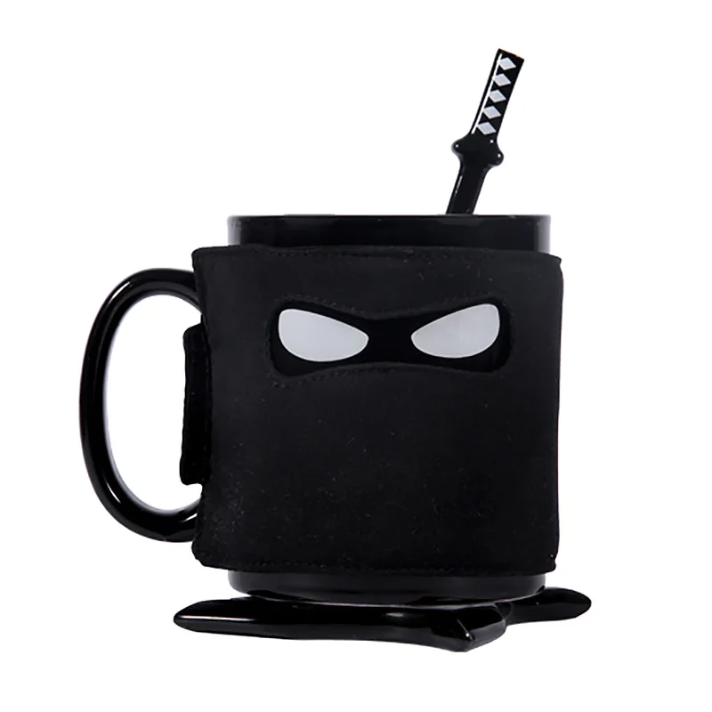 Anime Ninja Mug with Coaster Stirring Spoon Coffee Cup Removable Insulation Cup Coffee Cup Black Ceramic Mug Cool Gifts for Boy
Anime Ninja Mug with Coaster Stirring Spoon Coffee Cup Removable Insulation Cup Coffee Cup Black Ceramic Mug Cool Gifts for Boy