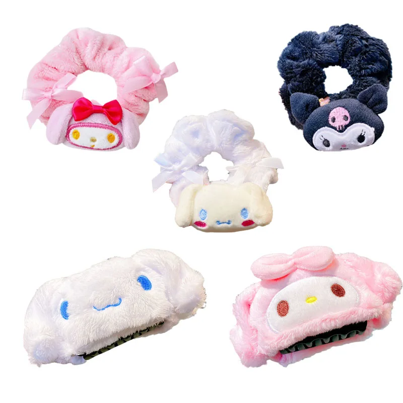 My Melody Kuromi Cinnamoroll Plush Kawaii Hair Tie Child Sanrioed Anime Cute Plush Catch Clip Hair Accessories Girl Gift
My Melody Kuromi Cinnamoroll Plush Kawaii Hair Tie Child Sanrioed Anime Cute Plush Catch Clip Hair Accessories Girl Gift