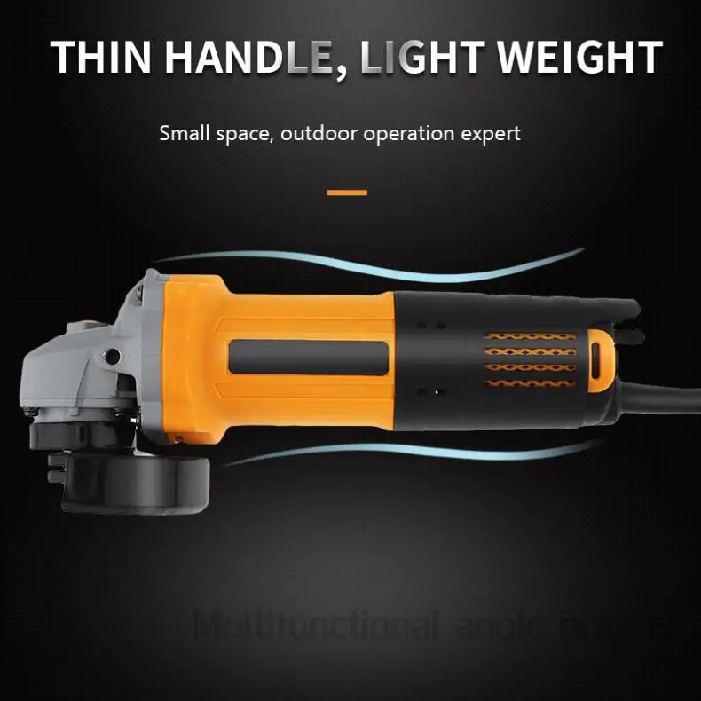 220V 1100W 11000rpm Multifunction Compact Electric Angle Grinder Polishing Machine Cutting Tool for Polishing and Rust Removal
220V 1100W 11000rpm Multifunction Compact Electric Angle Grinder Polishing Machine Cutting Tool for Polishing and Rust Removal