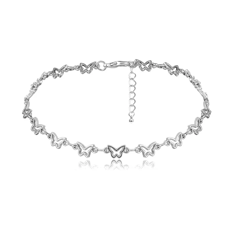 YUNAO Jewelry Simple Geometric Single-Layer Fashion Item Temperament Short Clavicle Hollow Small Butterfly Necklace 
YUNAO Jewelry Simple Geometric Single-Layer Fashion Item Temperament Short Clavicle Hollow Small Butterfly Necklace