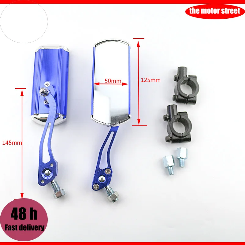 A pair Square Mirror with bracket Motorbike Motorcycle Moto Accessories 8 mm 10 mm Scooter Mirror Motocross Rear View Mirror
A pair Square Mirror with bracket Motorbike Motorcycle Moto Accessories 8 mm 10 mm Scooter Mirror Motocross Rear View Mirror