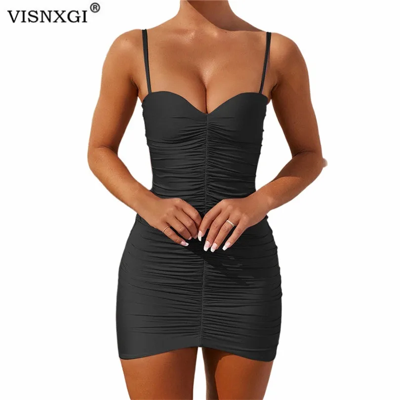 VISNXGI White Sexy Dress Women Spaghetti Strap Female High Waist Sheath Club Short Summer Mini Sleeveless ClothesVestidos
VISNXGI White Sexy Dress Women Spaghetti Strap Female High Waist Sheath Club Short Summer Mini Sleeveless ClothesVestidos