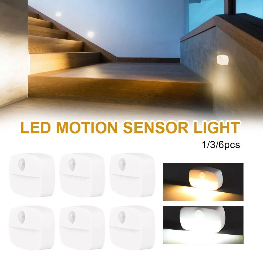 6pcs New LED Motion Sensor Light Battery Operated Wireless Wall Lamp Night Light No Glare Corridor Closet LED Cabinet Door Light
6pcs New LED Motion Sensor Light Battery Operated Wireless Wall Lamp Night Light No Glare Corridor Closet LED Cabinet Door Light