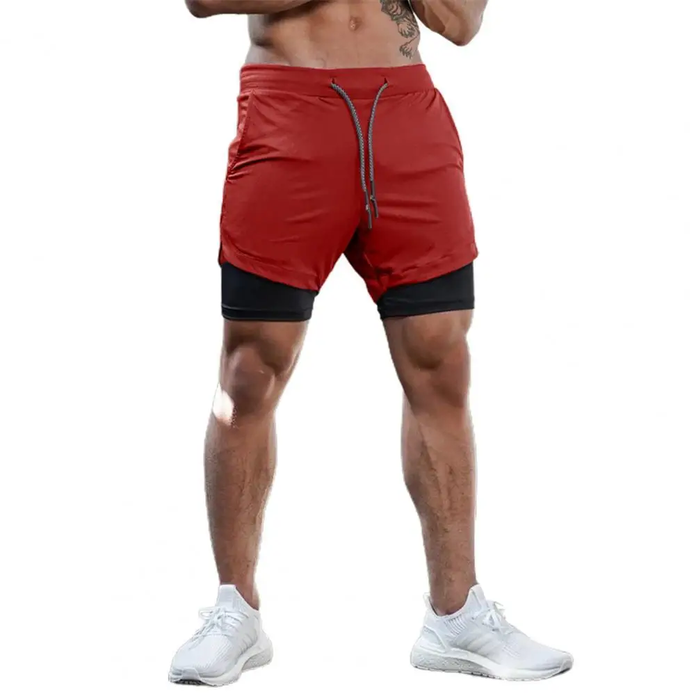 Fashion Casual Shorts Trousers Men Shorts Double-deck Adjustable Waistband Polyester Highly Elastic Running Shorts for Running
Fashion Casual Shorts Trousers Men Shorts Double-deck Adjustable Waistband Polyester Highly Elastic Running Shorts for Running