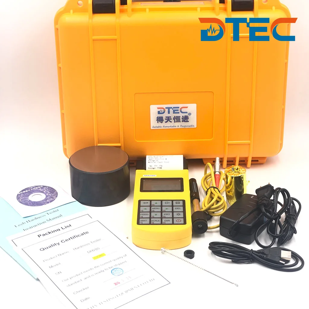 DTEC DH280 Portable Leeb Hardness Tester Best Quality with CE ISO Authorized Best-selling Model,mini printer
DTEC DH280 Portable Leeb Hardness Tester Best Quality with CE ISO Authorized Best-selling Model,mini printer