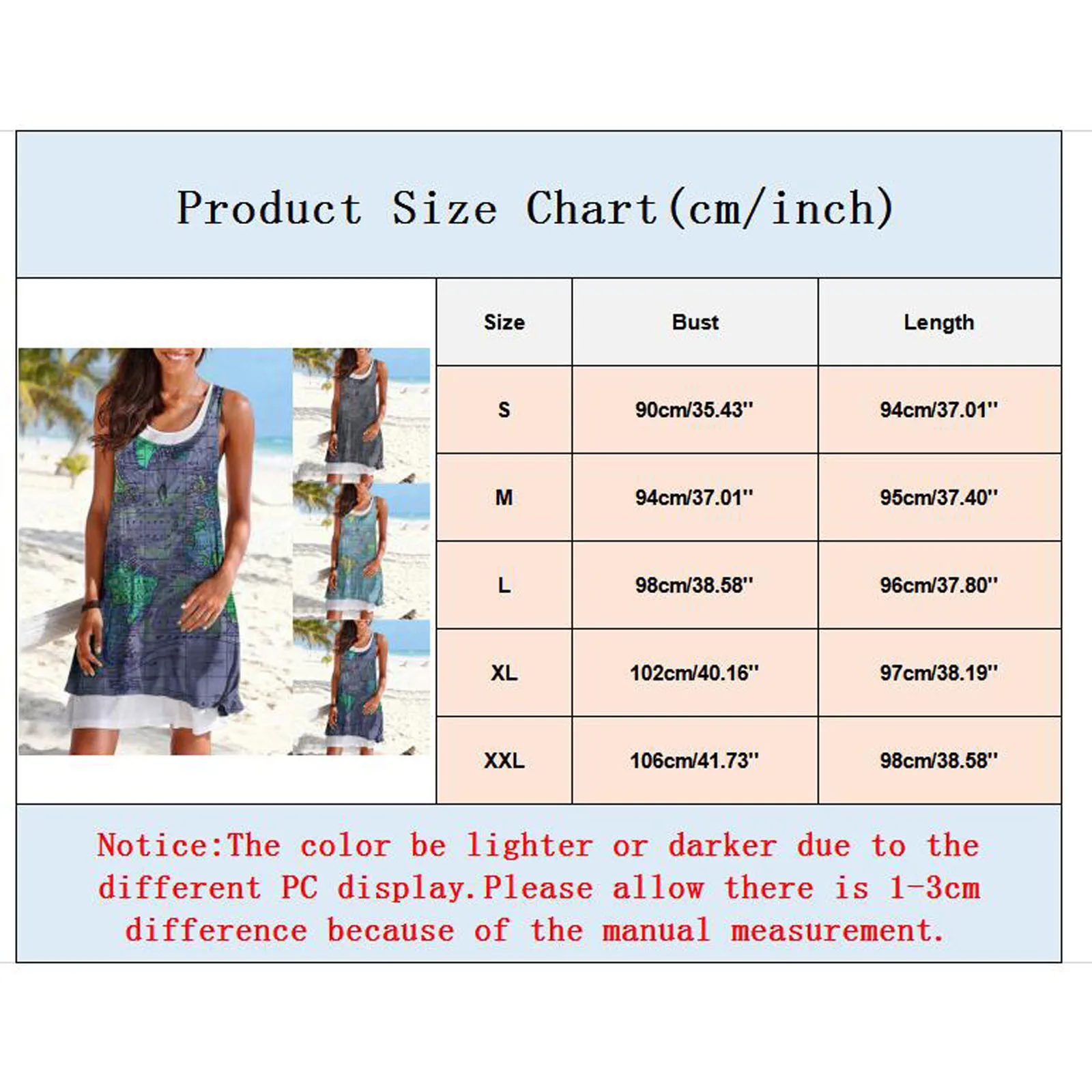 Map Printing Tank Dress Women's Summer Round Neck Sleeveless Printed Fake Two-piece Boho Casual Dress Plus Size A-line Sundress
Map Printing Tank Dress Women's Summer Round Neck Sleeveless Printed Fake Two-piece Boho Casual Dress Plus Size A-line Sundress
