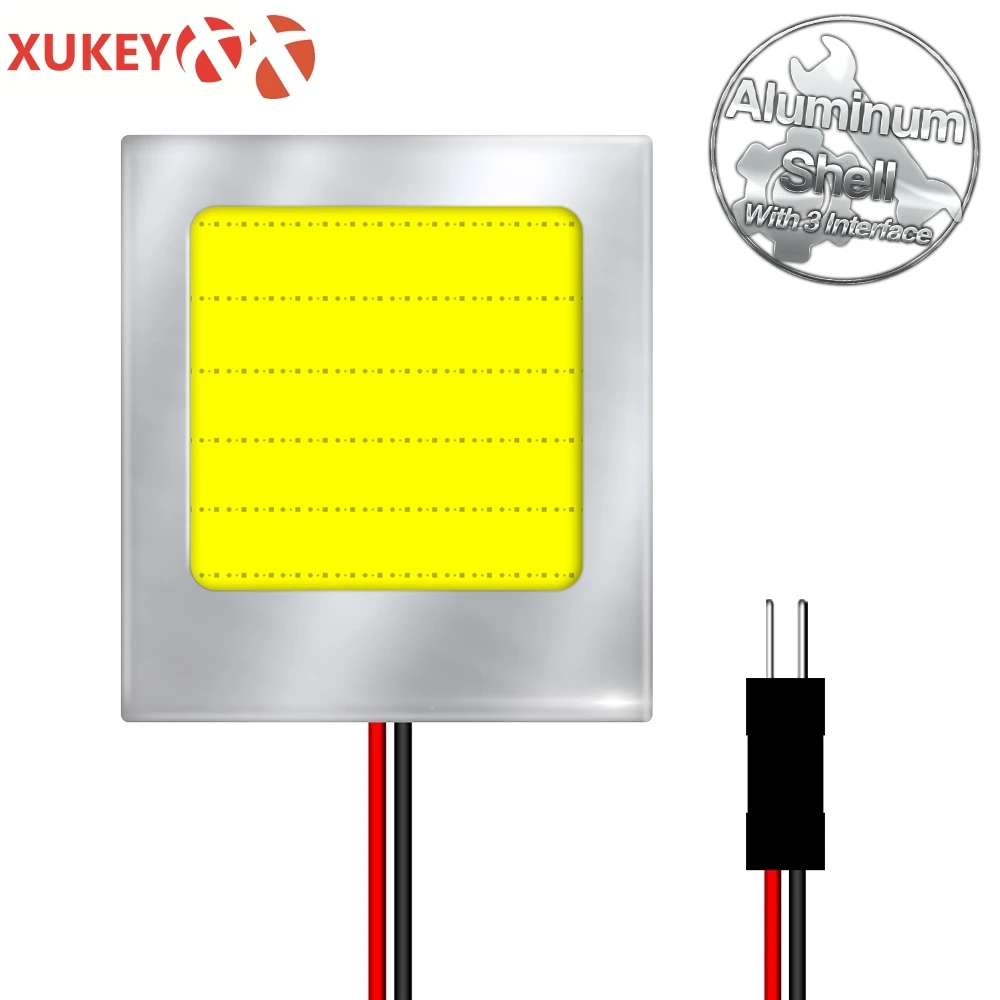 Xukey Car T10 194 168 501 Festoon COB LED Panel Light 48-Chip Interior Dome Trunk Reading Lamp Xenon White 12V 2W
Xukey Car T10 194 168 501 Festoon COB LED Panel Light 48-Chip Interior Dome Trunk Reading Lamp Xenon White 12V 2W