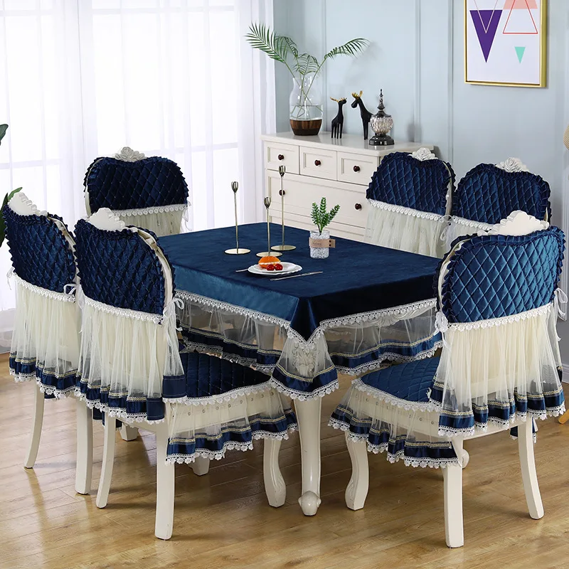 European-Style Dining Chair Cushion Cover Tablecloth Lace Light Luxury Chair Cushion Set Table Cover Home Spandex Chair Cover
European-Style Dining Chair Cushion Cover Tablecloth Lace Light Luxury Chair Cushion Set Table Cover Home Spandex Chair Cover
