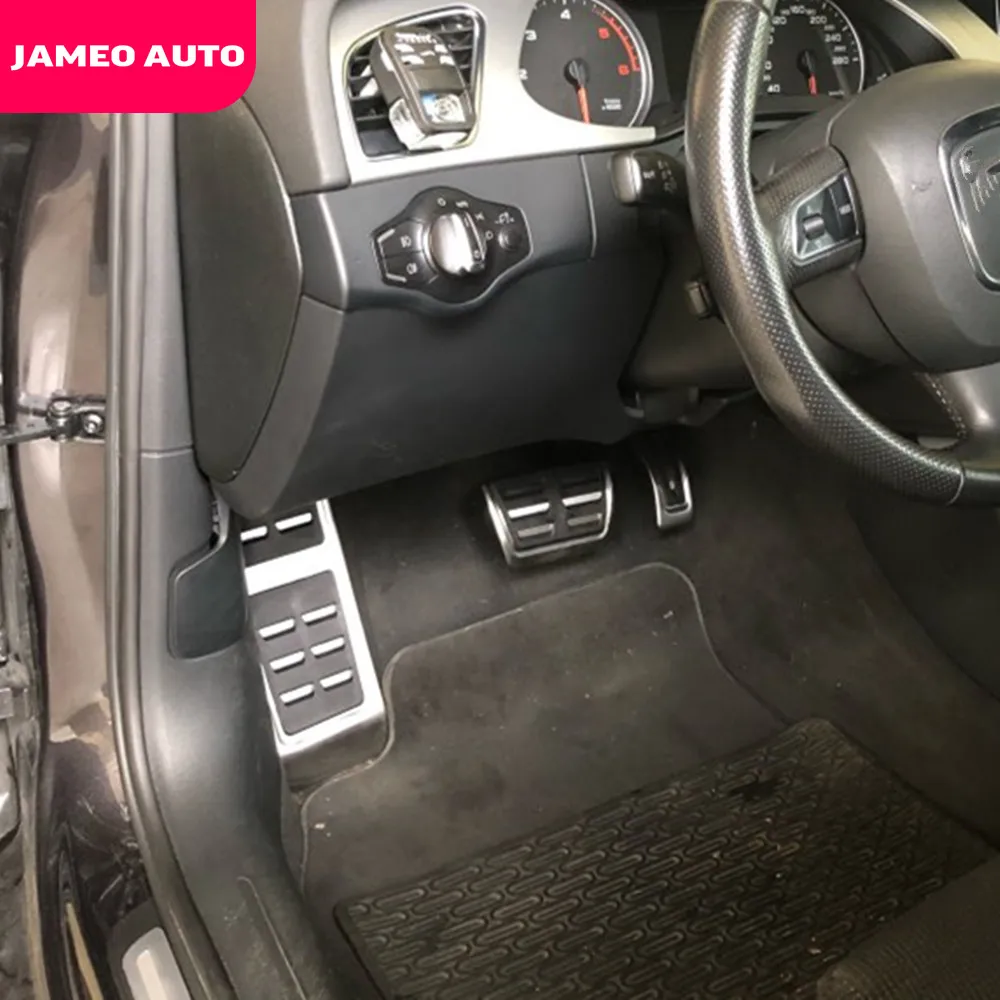 Jameo Авто из нержавеющей стали на MT автомобильные педали для Audi A8 S8 A8L 4H 2011 2012 2013 2014