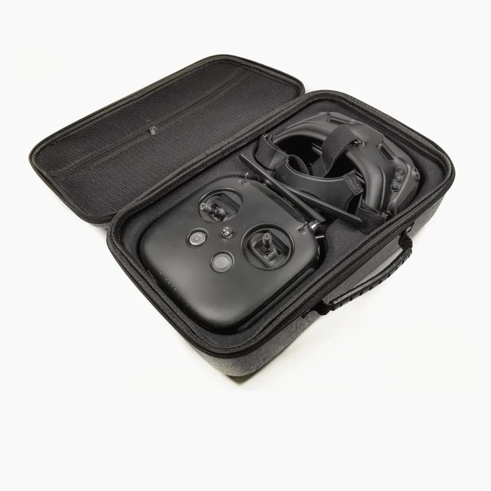 NewBeeDrone FPV Goggles Storage Box HandBag Protector w RC Radio Controller Transmitter Carrying Case for DJI FPV Glasses Parts 
NewBeeDrone FPV Goggles Storage Box HandBag Protector w RC Radio Controller Transmitter Carrying Case for DJI FPV Glasses Parts