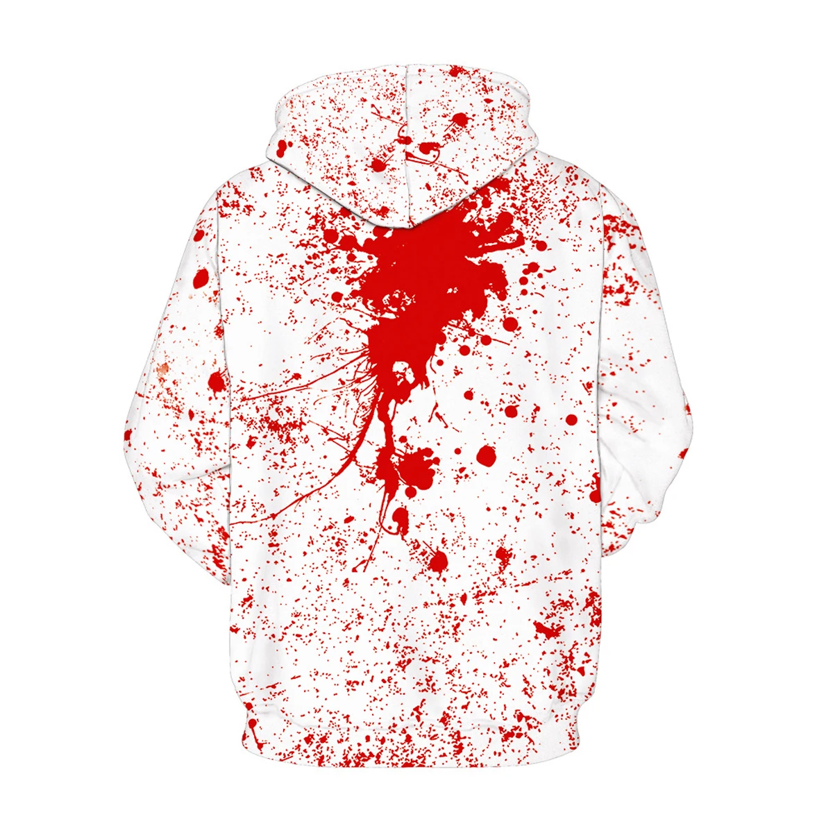 Halloween Hoodie Blood Printed Top Lovers Sportswear Loose Long Sleeve Round Collar Lace-up Hat Pockets Shirt Festival Party 
Halloween Hoodie Blood Printed Top Lovers Sportswear Loose Long Sleeve Round Collar Lace-up Hat Pockets Shirt Festival Party