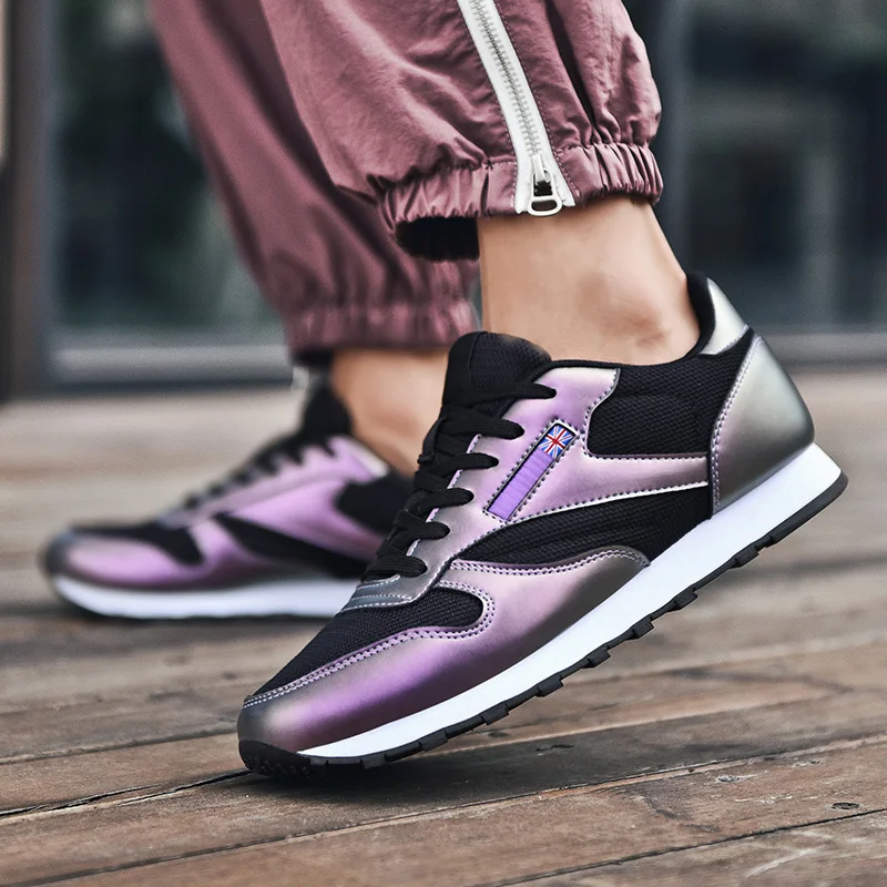 Retro Breathable Sneakers Size 39-46 Men's Casual Shoe Fashion Metallic Color Shoes Male Outdoor Comfort Zapatillas De Hombre
Retro Breathable Sneakers Size 39-46 Men's Casual Shoe Fashion Metallic Color Shoes Male Outdoor Comfort Zapatillas De Hombre