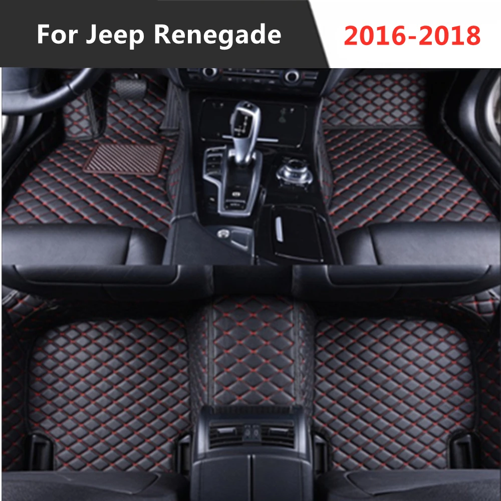 For Jeep Renegade (2016-2018) 2017 all models Leather Custom Auto Car Floor Foot mat Car Styling Custom Fit
For Jeep Renegade (2016-2018) 2017 all models Leather Custom Auto Car Floor Foot mat Car Styling Custom Fit