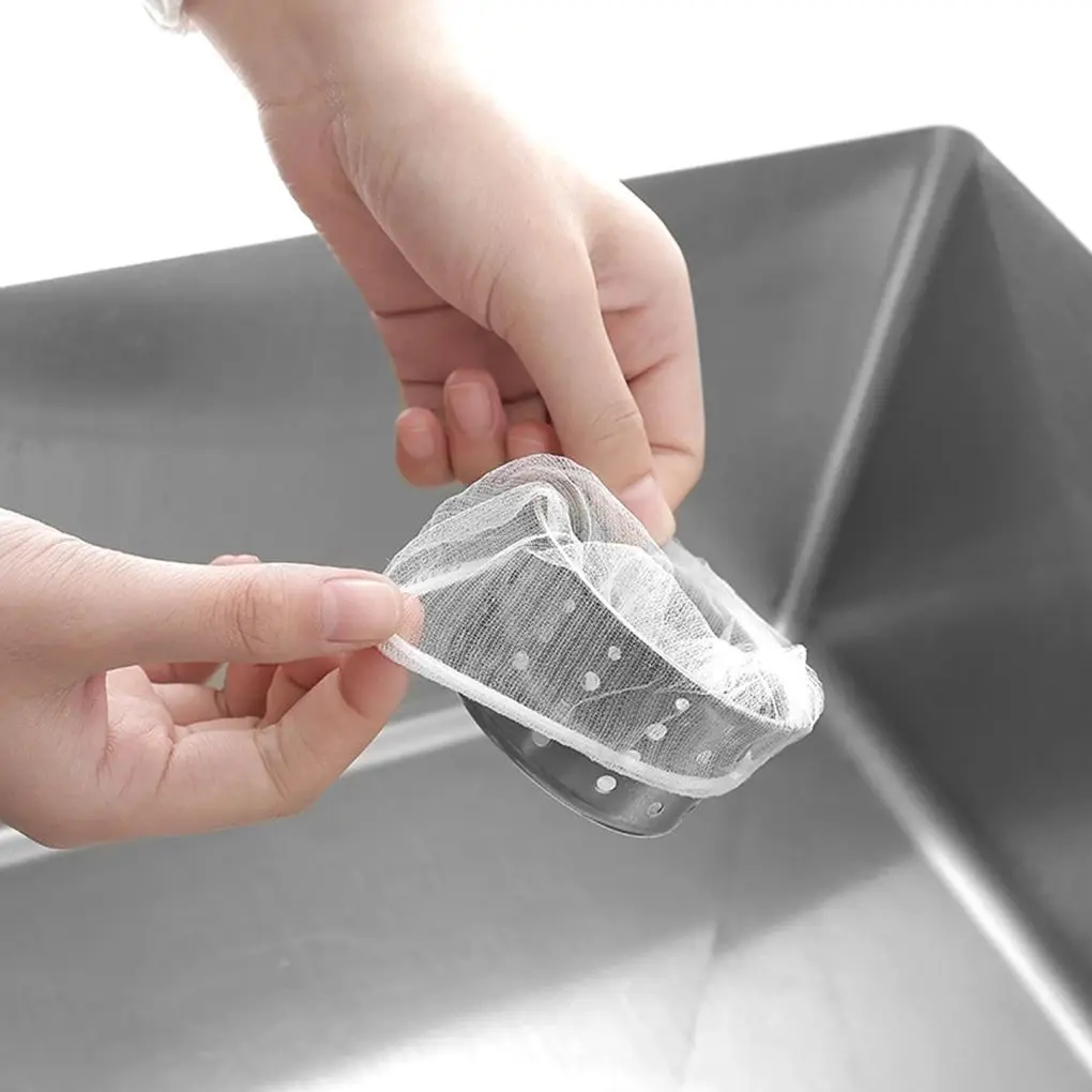Filter Bag Sink Strainer Garbage Pouch Net Mesh Kitchen Anti Clogging Supplies(Sink Strainer is not included)
Filter Bag Sink Strainer Garbage Pouch Net Mesh Kitchen Anti Clogging Supplies(Sink Strainer is not included)