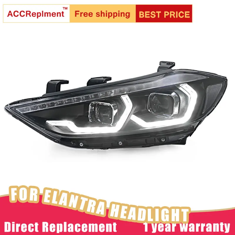 2Pcs LED Headlights For Hyundai Elantra 2017-2018 led car lights Angel eyes Full LED Fog lights LED Daytime Running Lights
2Pcs LED Headlights For Hyundai Elantra 2017-2018 led car lights Angel eyes Full LED Fog lights LED Daytime Running Lights
