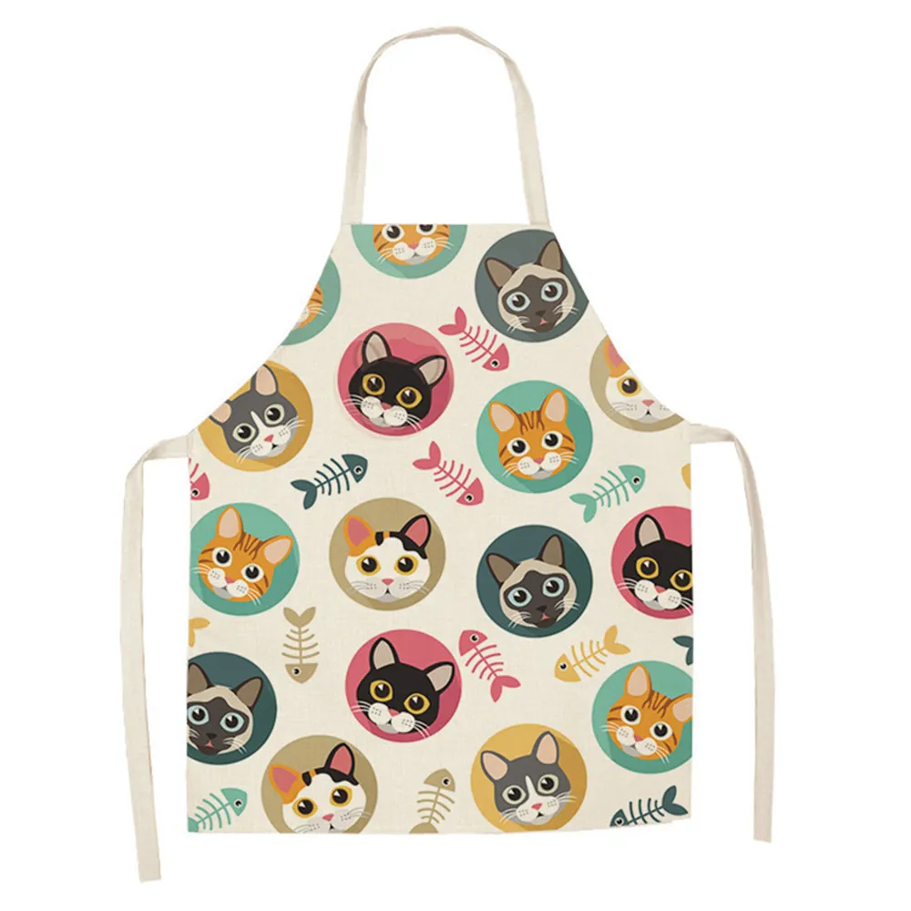 CLOOCL Cartoon Cats Kitchen Apron Animals Fish Bone Print Polyester Aprons Child Adult Home Cleaning Tools Lacing Baking Aprons
CLOOCL Cartoon Cats Kitchen Apron Animals Fish Bone Print Polyester Aprons Child Adult Home Cleaning Tools Lacing Baking Aprons
