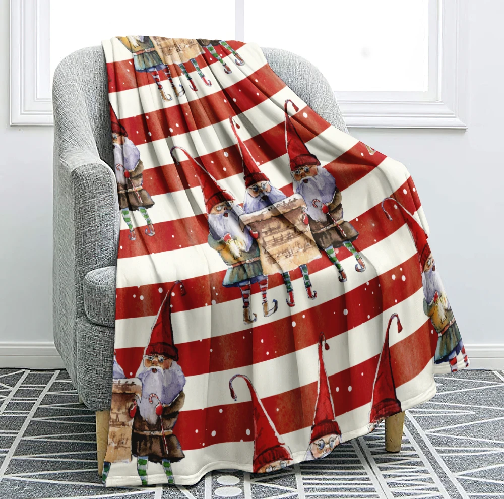 Christmas Blanket Santa Claus Throw Blanket Red Stripe Sherpa Flannel Blanket Soft Warm Plush Blanket For Kids Girls Blanket
Christmas Blanket Santa Claus Throw Blanket Red Stripe Sherpa Flannel Blanket Soft Warm Plush Blanket For Kids Girls Blanket