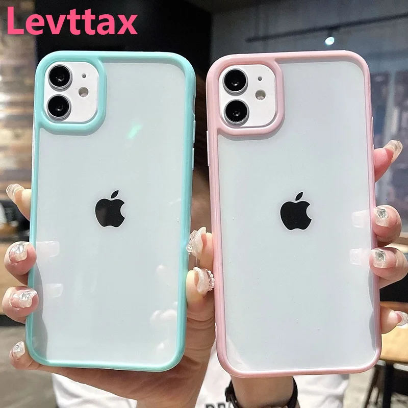 Transparent Clear Candy Phone Case For iPhone12 11 Pro XR Soft Acrylic Back Cover for iphone X XS Max 8 7 6 6S Plus SE 2020
Transparent Clear Candy Phone Case For iPhone12 11 Pro XR Soft Acrylic Back Cover for iphone X XS Max 8 7 6 6S Plus SE 2020