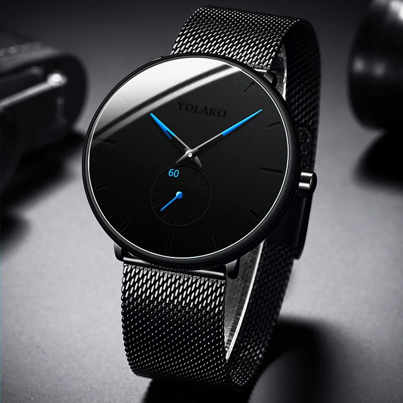 2021 Mens Fashion Minimalist Watches Men Business Casual Quartz Watch Simple Male Stainless Steel Mesh Band Clock Reloj Hombre
2021 Mens Fashion Minimalist Watches Men Business Casual Quartz Watch Simple Male Stainless Steel Mesh Band Clock Reloj Hombre