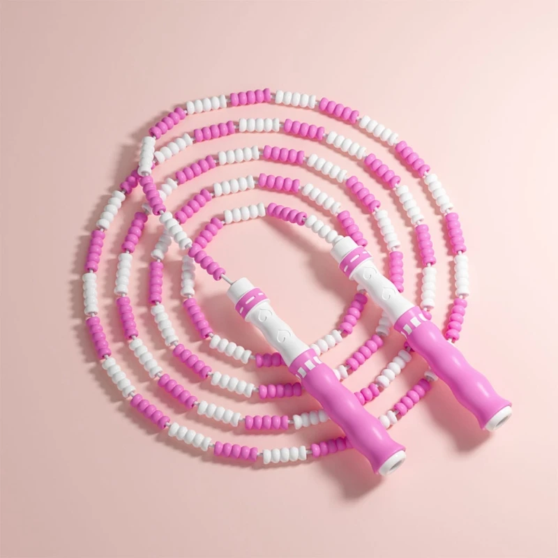 1 Pc Jump Rope Soft Beaded Segment Jump Rope Adjustable for Adults/Kids Tan-gle-Free for Keeping Fit Training Workout
1 Pc Jump Rope Soft Beaded Segment Jump Rope Adjustable for Adults/Kids Tan-gle-Free for Keeping Fit Training Workout