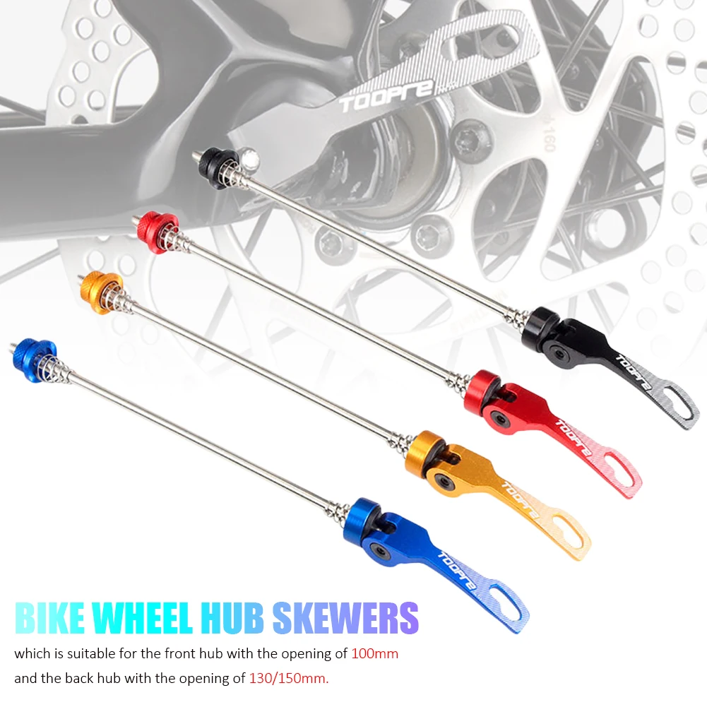 145/185mm Mountain Bike Aluminum Alloy Bicycle Wheel Hub Skewers Front Rear Quick Release Axis Skewers Cycling Accessories
145/185mm Mountain Bike Aluminum Alloy Bicycle Wheel Hub Skewers Front Rear Quick Release Axis Skewers Cycling Accessories