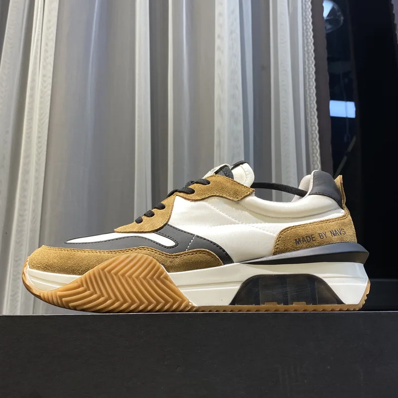 Leather thick bottom color matching retro hollow cake bottom increased men's shoes fashionable high-end comfortable men's shoes
Leather thick bottom color matching retro hollow cake bottom increased men's shoes fashionable high-end comfortable men's shoes