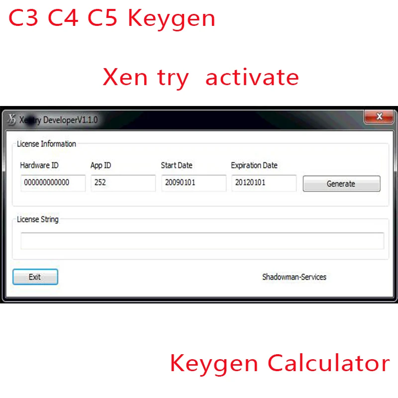 MB Star Xentry C3 C4 C5 C6 VCI DOIP регистрация активный разработчик V1.1.0 генератор ключей