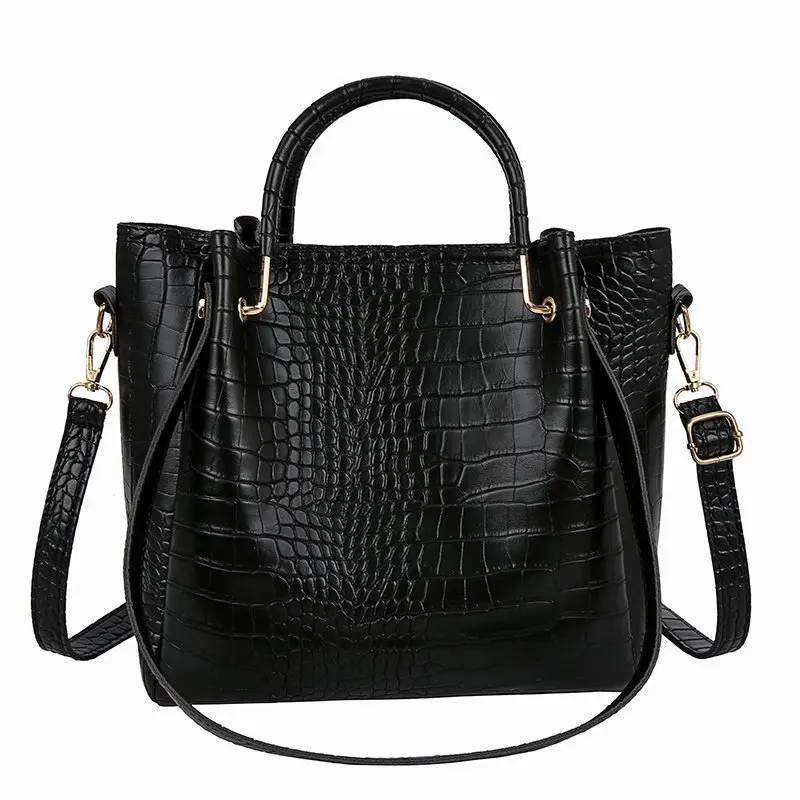 New Alligator Large women's bag European style Vintage Bucket bag Big capacity ladies hand bags PU Leather Bags ladies
New Alligator Large women's bag European style Vintage Bucket bag Big capacity ladies hand bags PU Leather Bags ladies