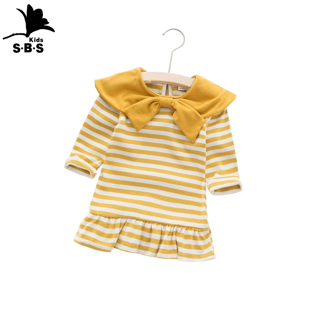2019 Autumn Children Clothes Long Sleeves with Bow Striped Printing Dress Casual Outwear Dress Toddler Girl Dresses Girls Dress
2019 Autumn Children Clothes Long Sleeves with Bow Striped Printing Dress Casual Outwear Dress Toddler Girl Dresses Girls Dress