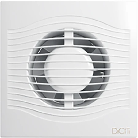 Вентилятор осевой вытяжной ERA DICITI D 100 мм SLIM 4C MRH белый | Бытовая техника