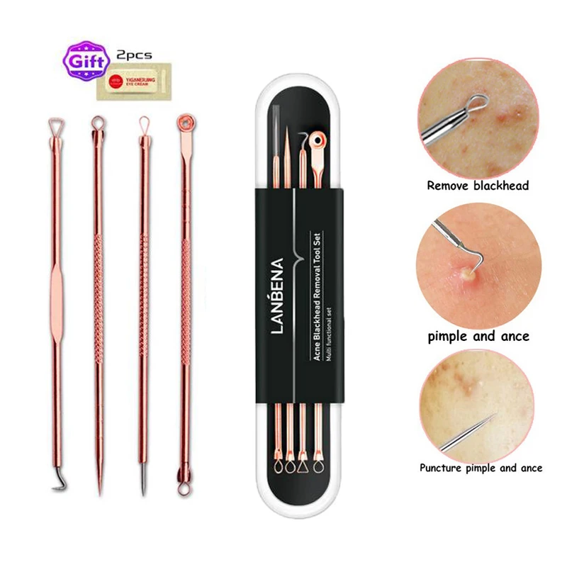 4Pcs/Set Blackhead Acne Removal Needle Pimple Needle Face Skin Care Tool Needles Facial Pore Cleaner Removal Acne Blackhead
4Pcs/Set Blackhead Acne Removal Needle Pimple Needle Face Skin Care Tool Needles Facial Pore Cleaner Removal Acne Blackhead
