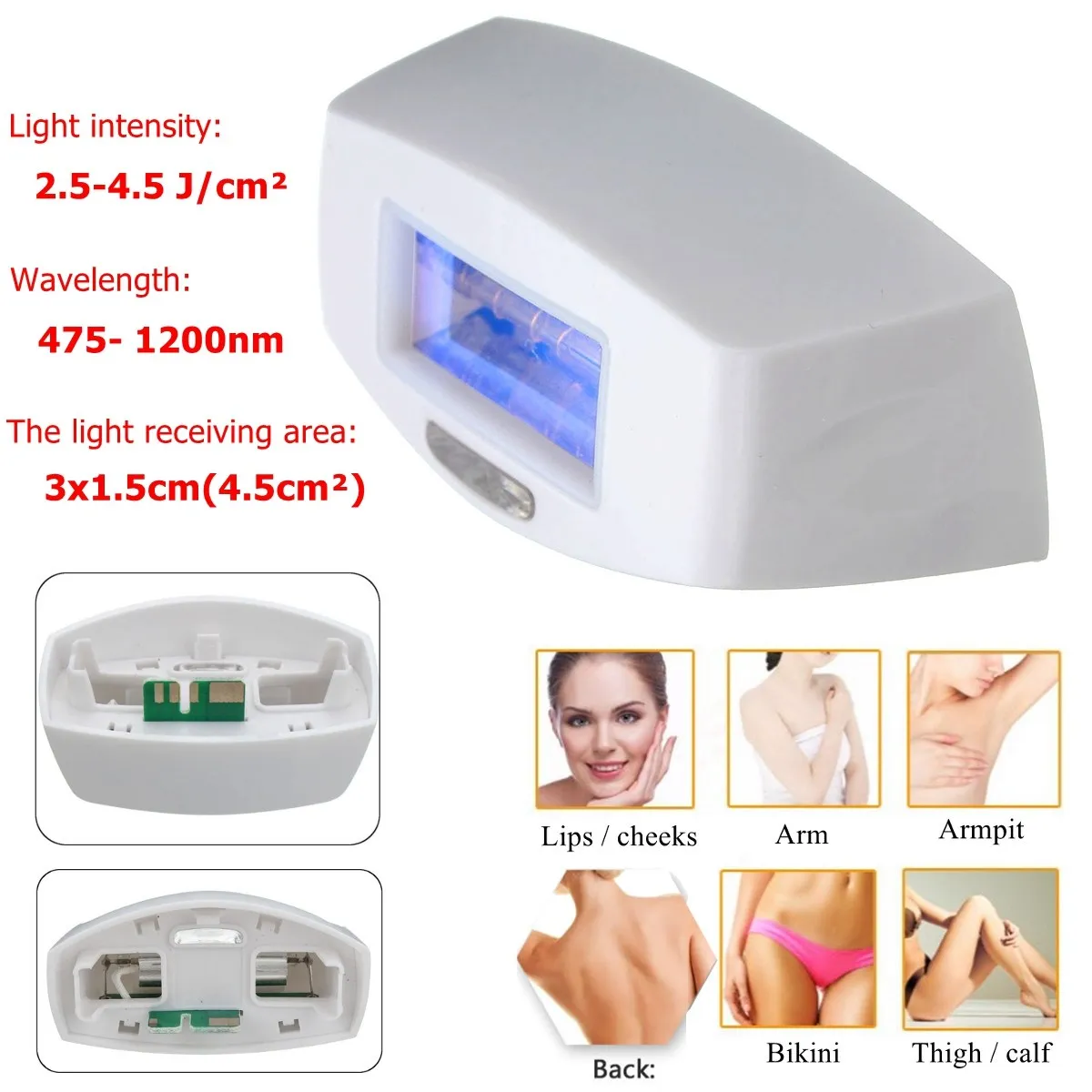 2018 Hair Removal Flash Lamp Laser Machine Replacement Head Cartridge For Face Body Painless Photon IPL Hair Removal Epilator
2018 Hair Removal Flash Lamp Laser Machine Replacement Head Cartridge For Face Body Painless Photon IPL Hair Removal Epilator