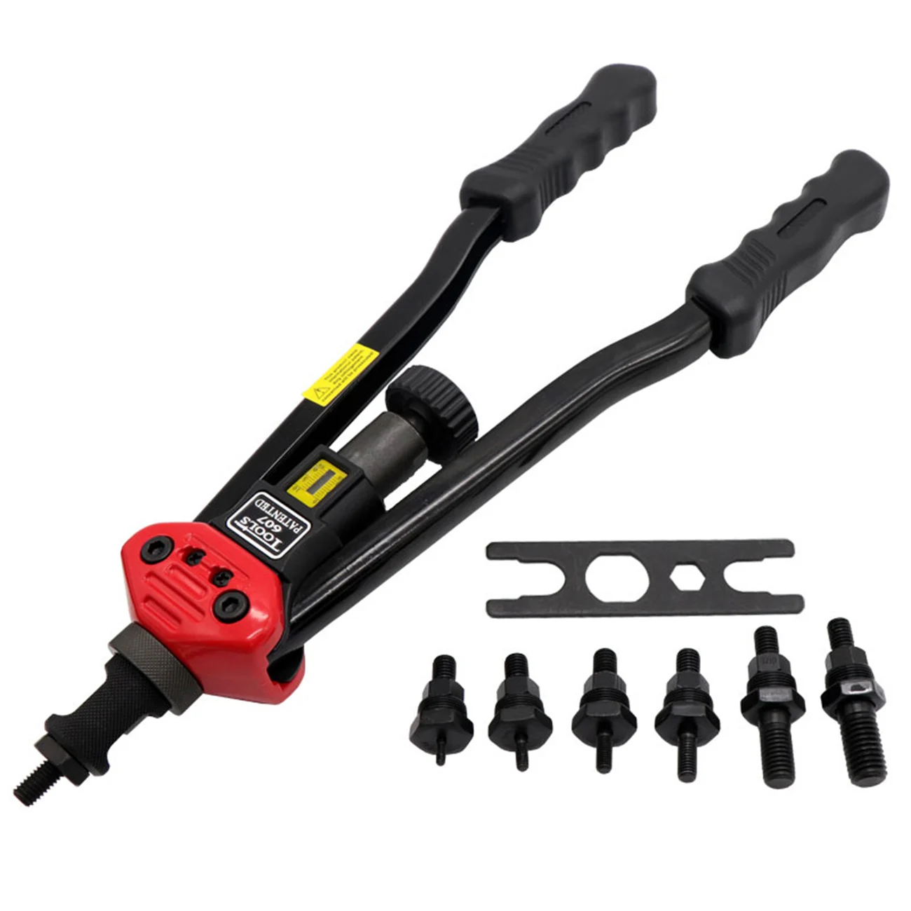 BT-607 440mm Heavy Duty Double Hand Manual Riveter Gun Hand Riveting Tool Hand Rivet Nut Gun Fit M3 M4 M5 M6 M8 M10 M12
BT-607 440mm Heavy Duty Double Hand Manual Riveter Gun Hand Riveting Tool Hand Rivet Nut Gun Fit M3 M4 M5 M6 M8 M10 M12