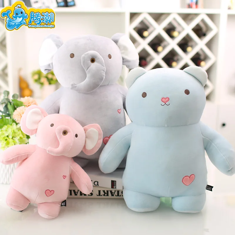 candice guo cute plush toy cartoon animal heart love couple elephant bear soft stuffed doll cushion birthday Christmas gift 1pc
candice guo cute plush toy cartoon animal heart love couple elephant bear soft stuffed doll cushion birthday Christmas gift 1pc