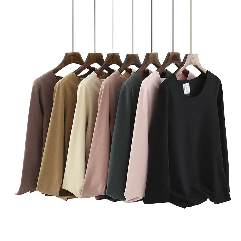 Winter New Thermal Underwear Traceless Women's Round Neck Top Thickened Slim Pigiama Donna Inverno Blusas Maglia Termica Donna
Winter New Thermal Underwear Traceless Women's Round Neck Top Thickened Slim Pigiama Donna Inverno Blusas Maglia Termica Donna