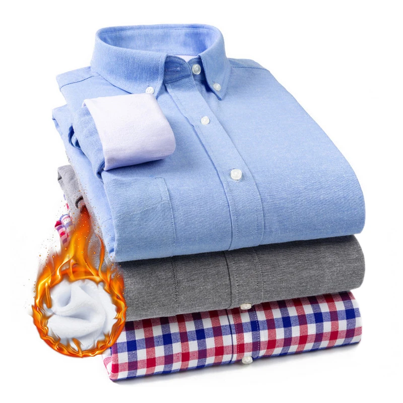 Мужская теплая рубашка из ткани Оксфорд, однотонная Повседневная приталенная рубашка из 2019 хлопка, с длинными рукавами, мягкий бархат, зима ...
Мужская теплая рубашка из ткани Оксфорд, однотонная Повседневная приталенная рубашка из 2019 хлопка, с длинными рукавами, мягкий бархат, зима ...