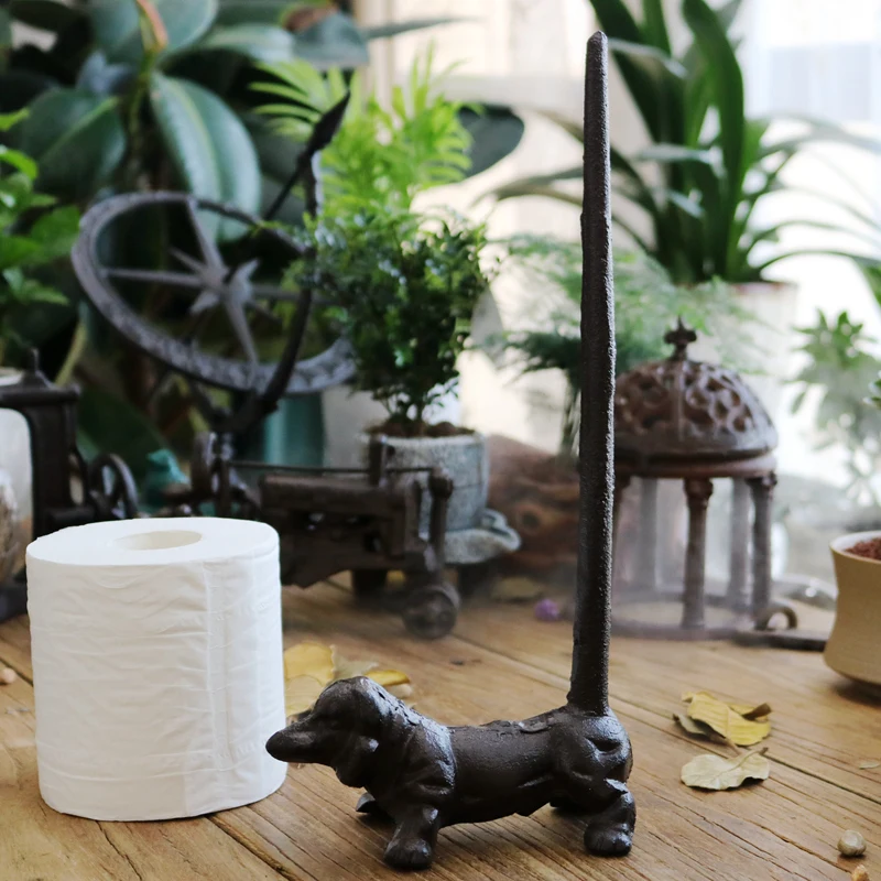 European Style Retro Cast Iron Puppy Paper Towel Holder Paperweight Kitchen Desktop Decoration Garden Picnic Party Paper Holder
European Style Retro Cast Iron Puppy Paper Towel Holder Paperweight Kitchen Desktop Decoration Garden Picnic Party Paper Holder