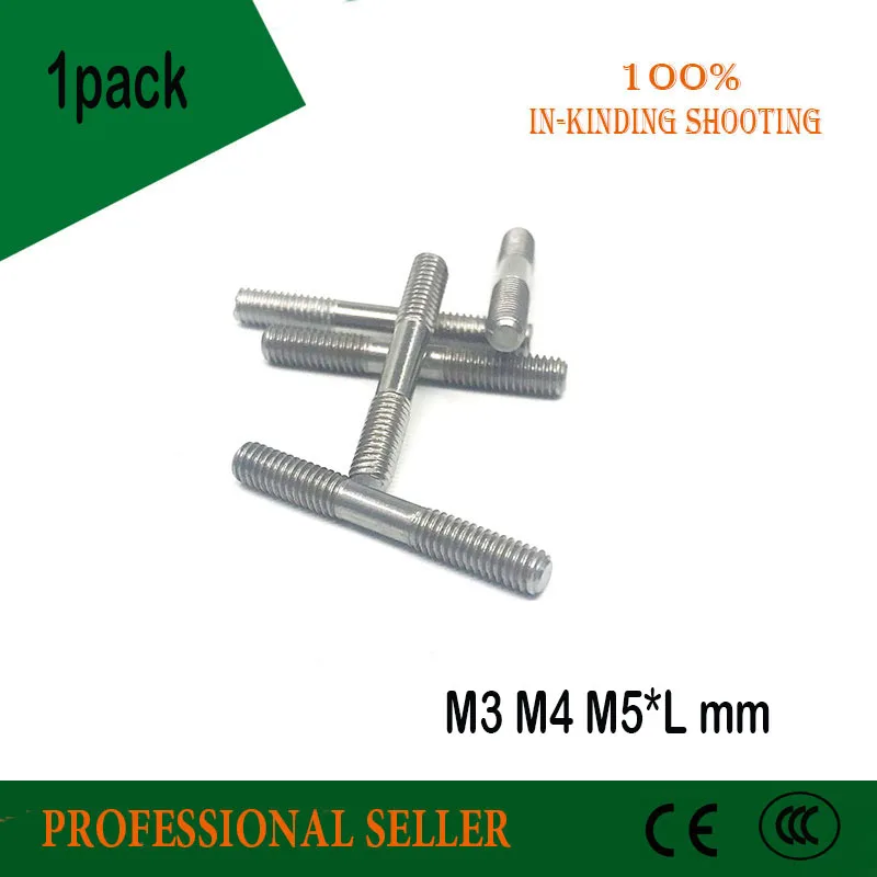 Болты с двойной резьбой M3 M4 M5 * 20/25/30-70 мм, 2 шт., 4 шт., 10 шт., из нержавеющей стали 304
Болты с двойной резьбой M3 M4 M5 * 20/25/30-70 мм, 2 шт., 4 шт., 10 шт., из нержавеющей стали 304